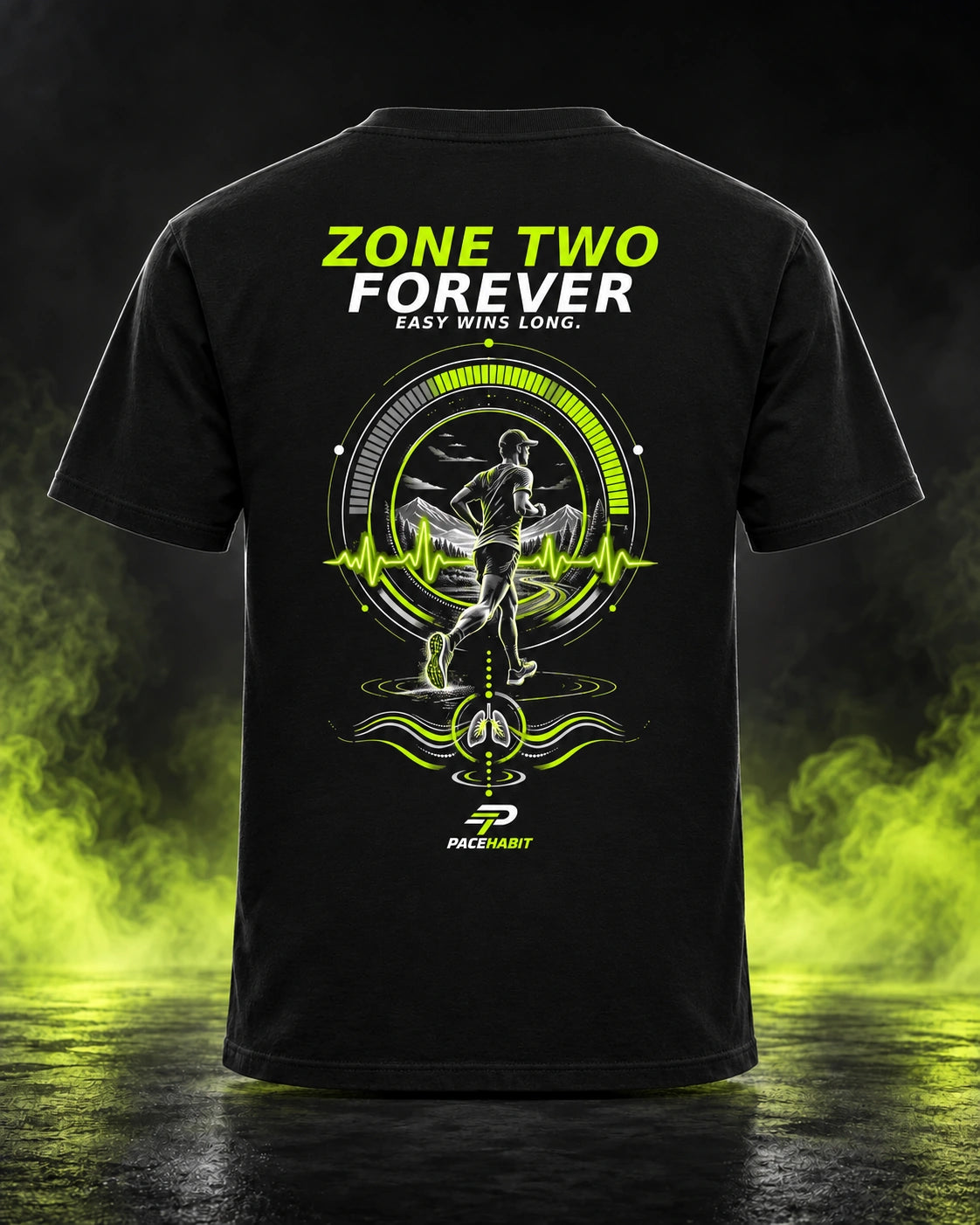PACEHABIT Zone Two Forever Running Tee — back view